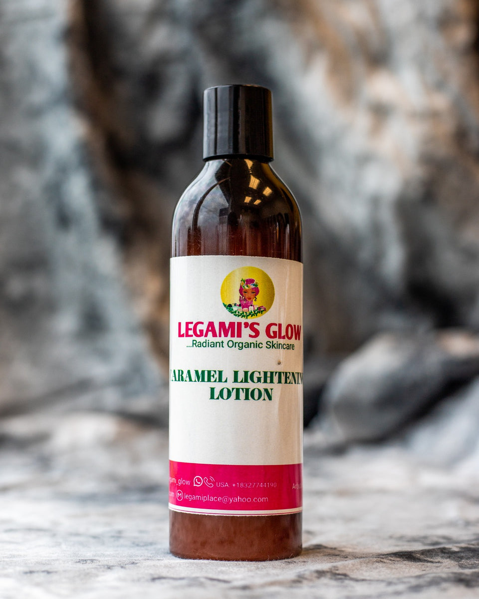 CARAMEL LIGHTENING LOTION 235ml LEGAMI's GLOW
