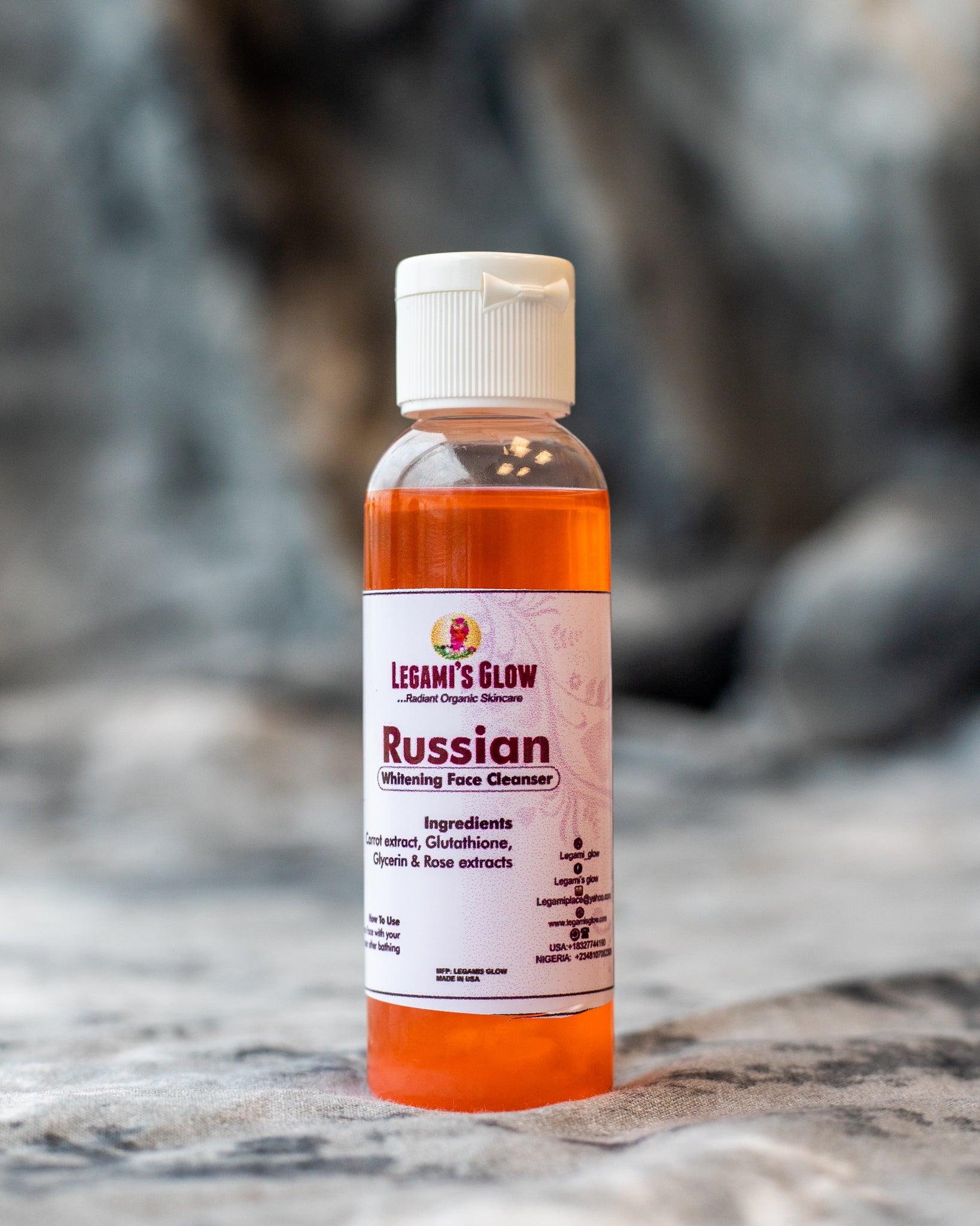 RUSSIAN WHITENING FACE CLEANSER 60ml