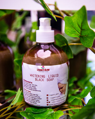 WHITENING LIQUID BLACK SOAP 500ml